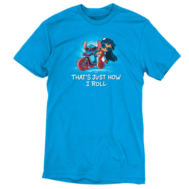 Officially Licensed Disney That’s Just How I Roll (Lilo and Stitch) Men's T-shirt.