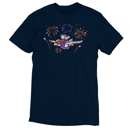 An officially licensed Disney cartoon T-shirt offering comfort, named "The Albatross Air Service".