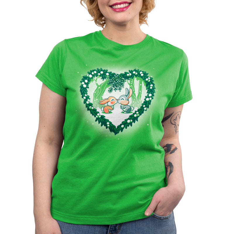 A Disney-themed women's t-shirt with a Twitterpated heart image.