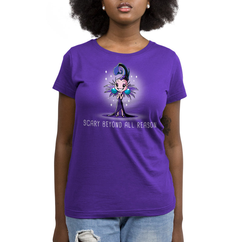 Disney official Scary Beyond All Reason t-shirt worn by a woman.