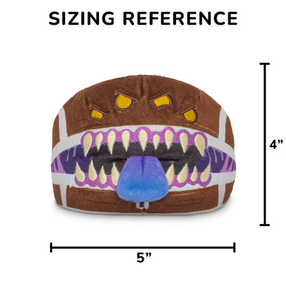 Mimic & Chest 4" Reversible Plushie sizing reference