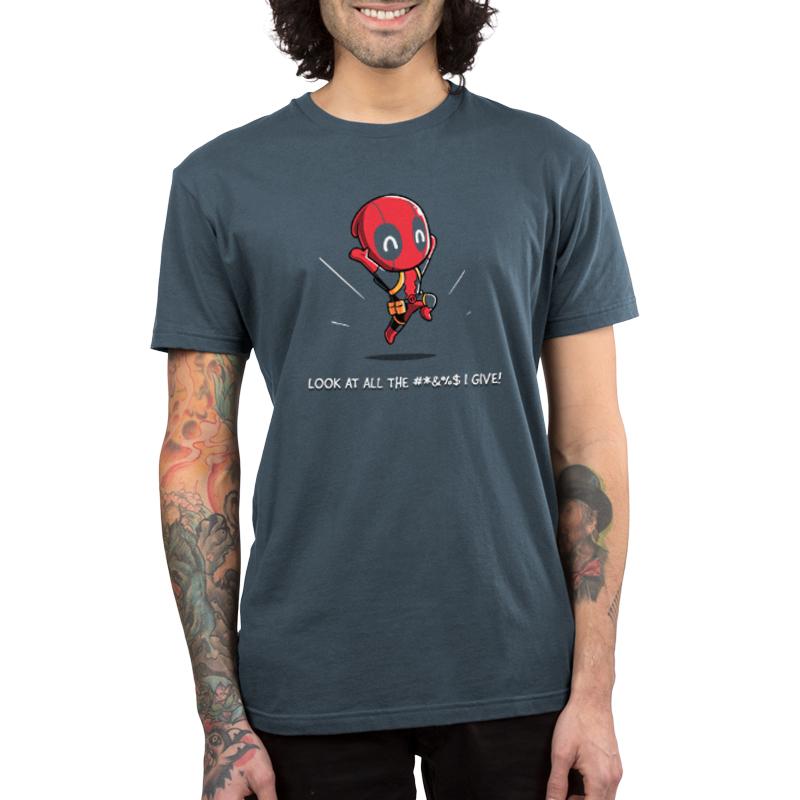 A Marvel - Deadpool/X-Men t-shirt featuring Deadpool Gives Zero #*&%$.