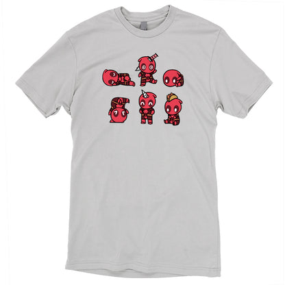 A Derpy Deadpools T-shirt from Marvel - Deadpool/X-Men with red and black characters on it.