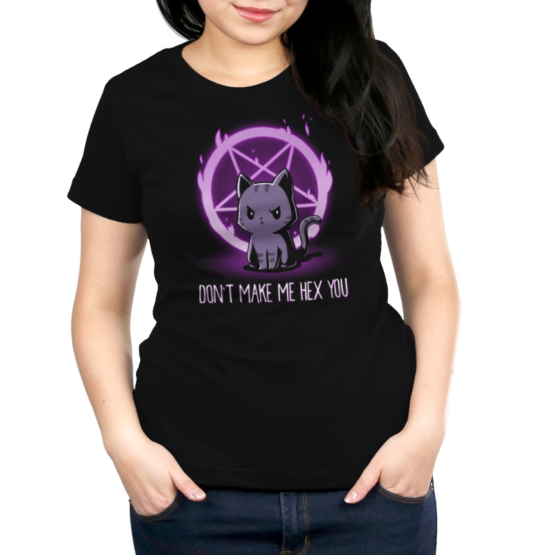Don't take me for your casual "Don't Make Me Hex You" t-shirt from TeeTurtle.