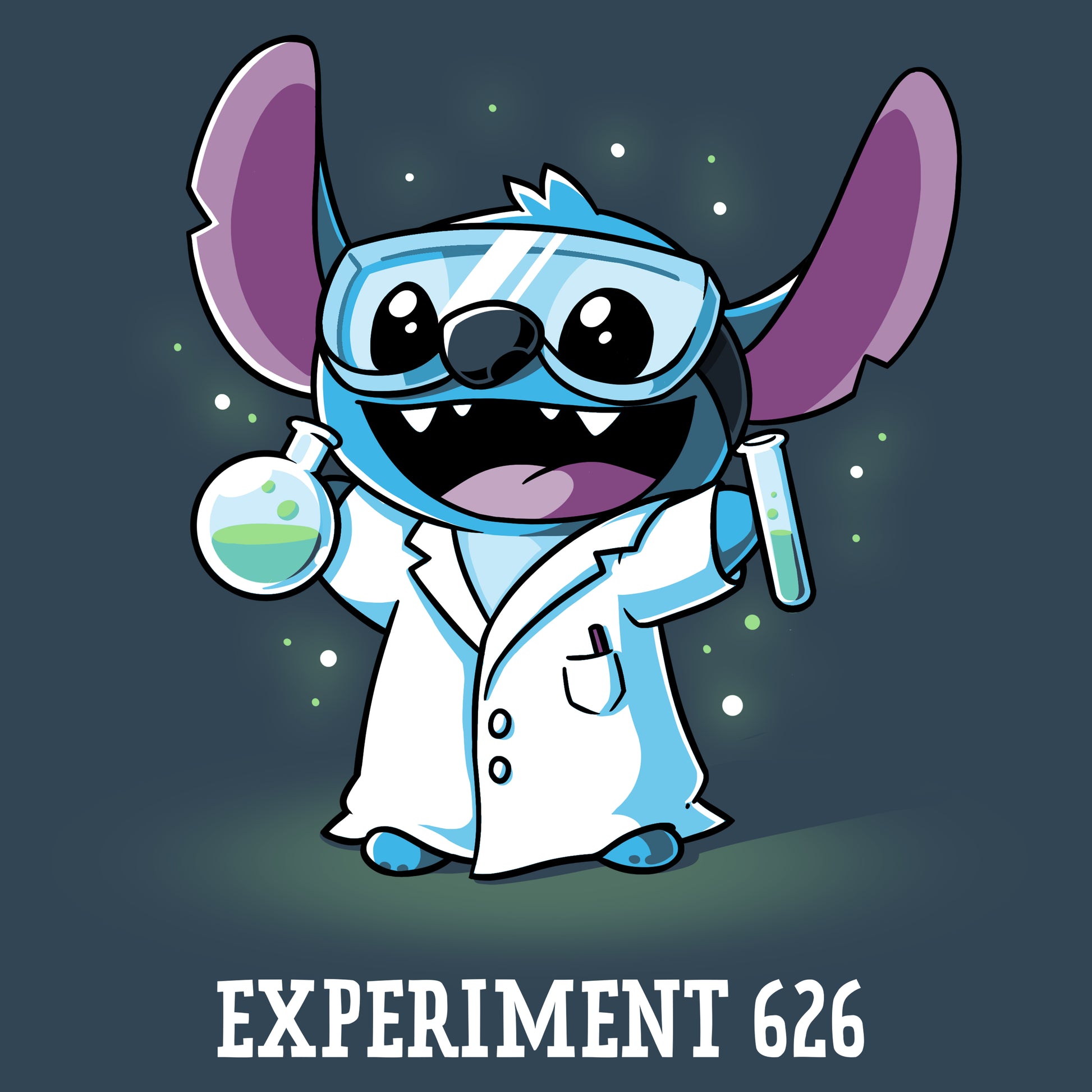 Officially Licensed Disney Stitch Experiment 626 t-shirt.