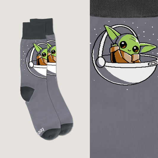 Officially licensed Star Wars The Child socks.