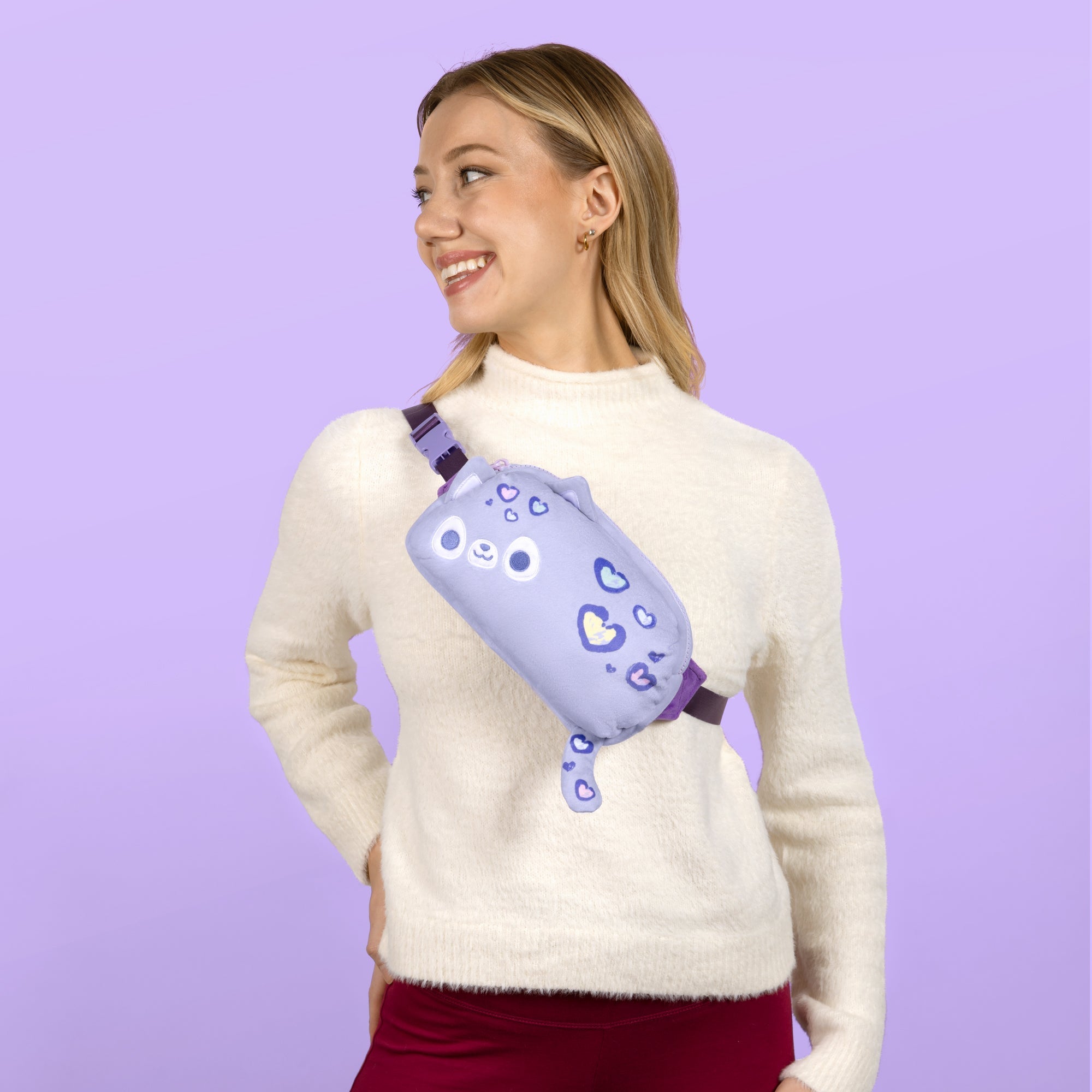 Plushiverse A Spot in My Heart Leopard Plushie Fanny Pack TeeTurtle