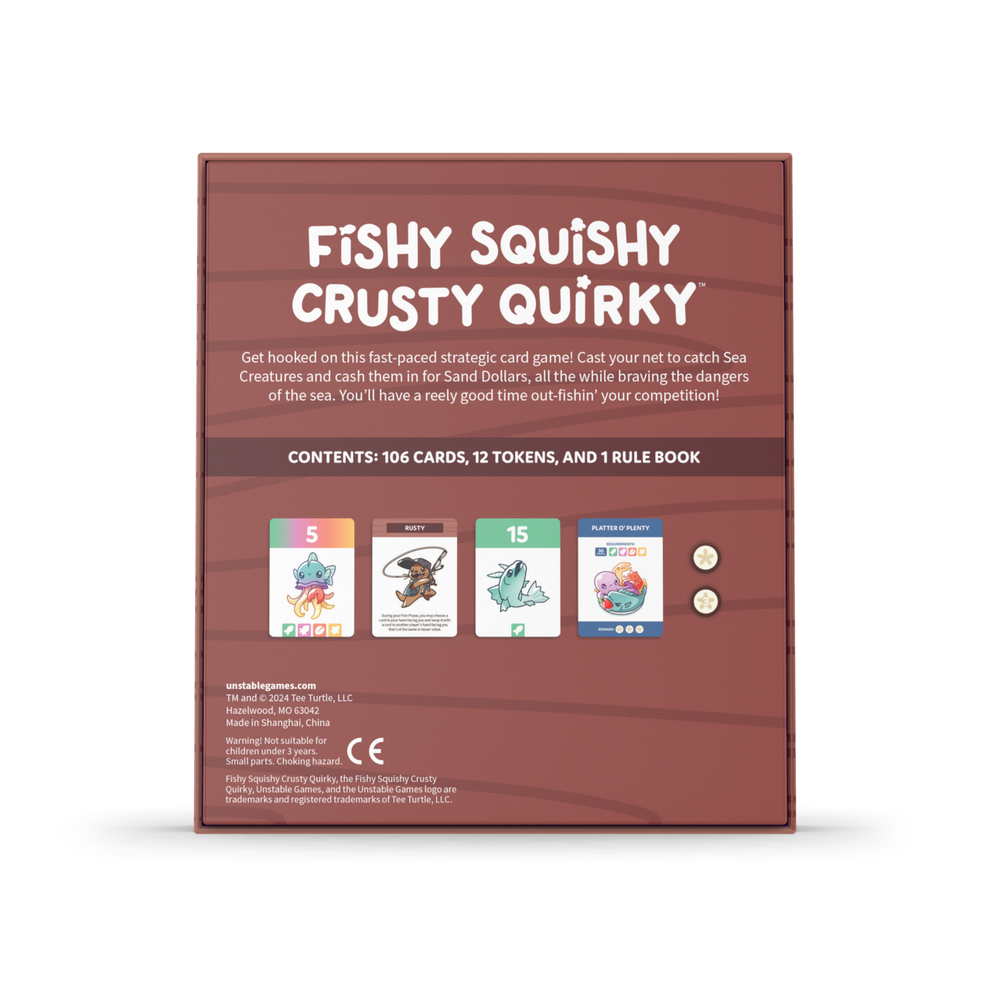 Fishy Squishy Crusty Quirky: Base Game – TeeTurtle