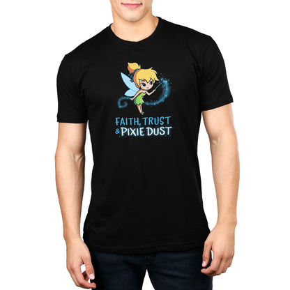 An officially licensed Faith, Trust & Pixie Dust Tinker Bell t-shirt from Disney.