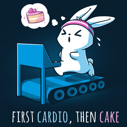TeeTurtle's "First Cardio, Then Cake" after cardio.