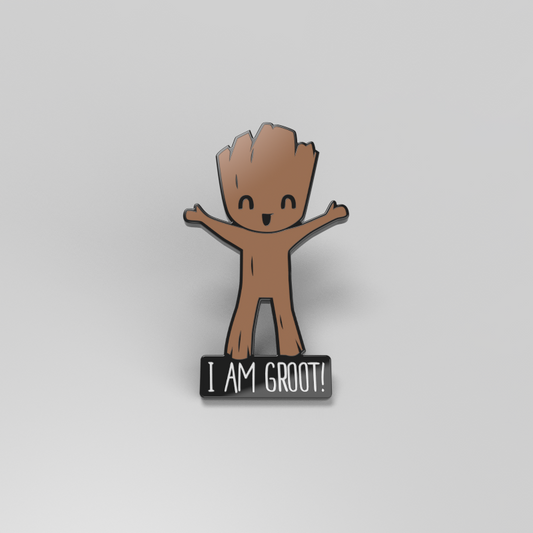 I am Groot, a Marvel officially licensed I Am Groot Pin.