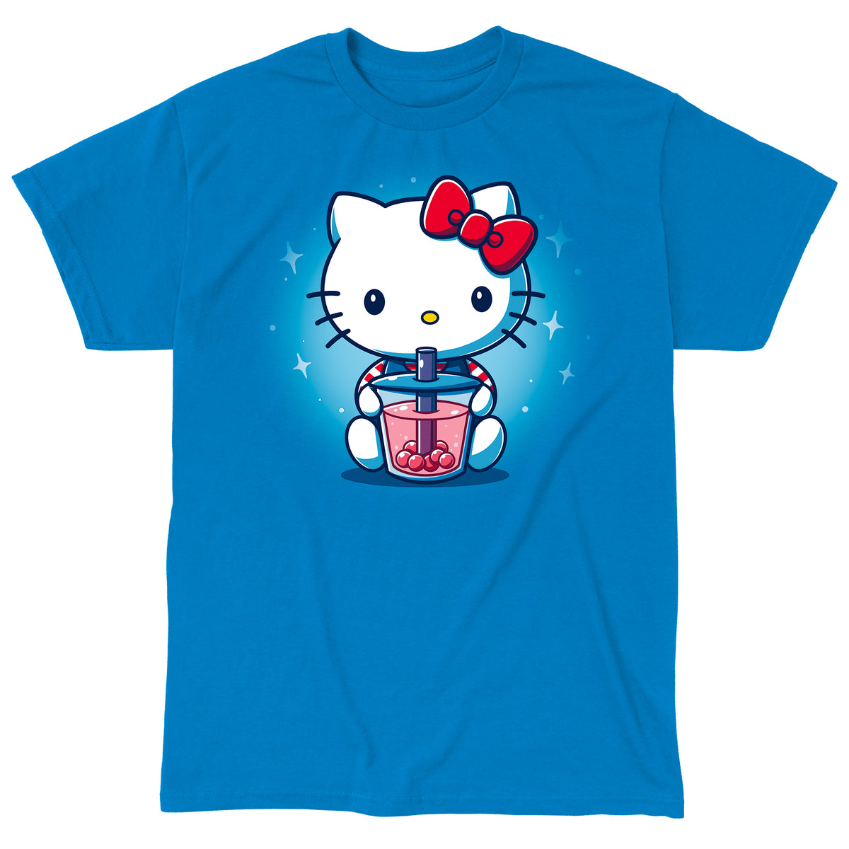 T-shirt Hello Kitty Collection Bleu Marine Pour Fille - Taille L - Occasion Très Bon état