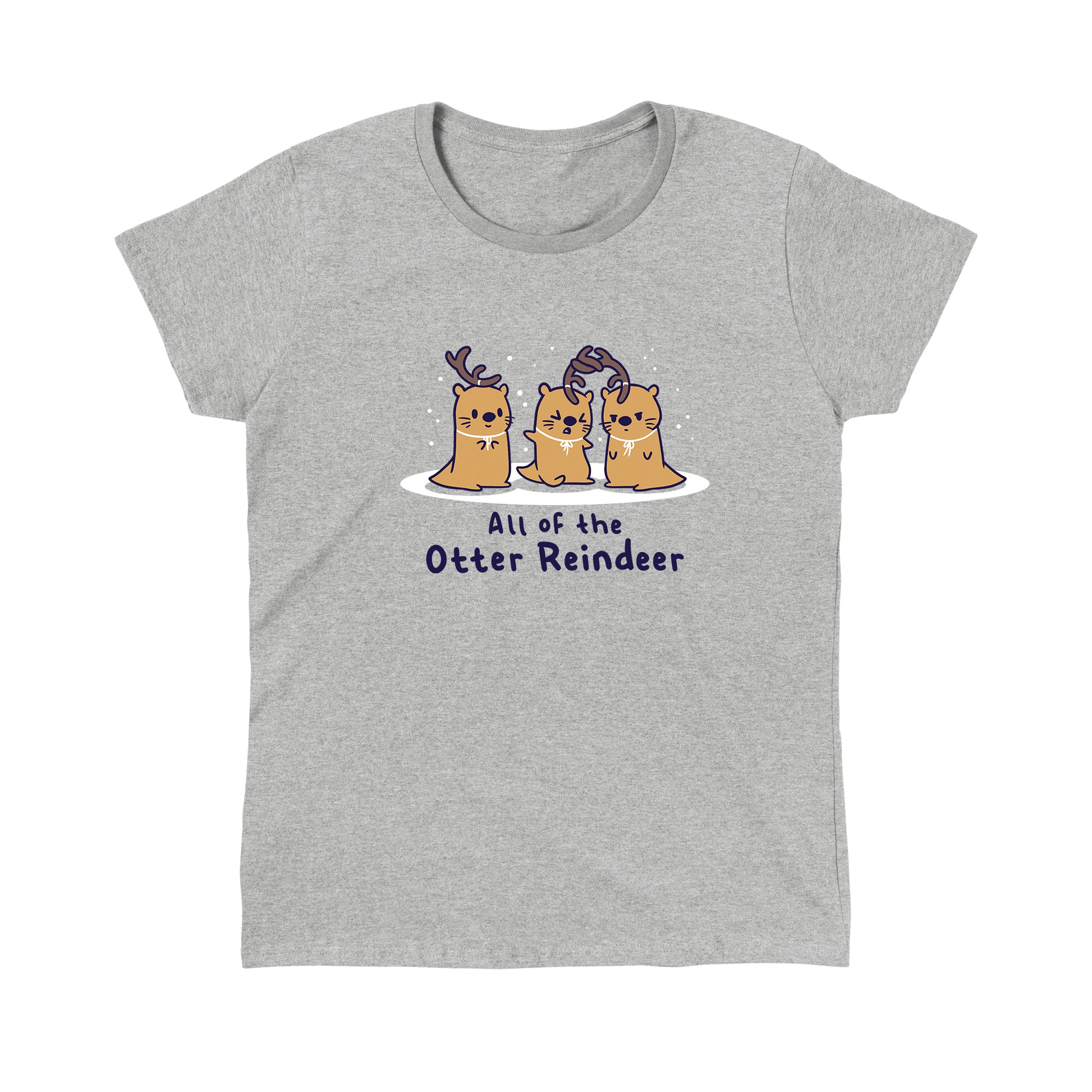 All of the Otter Reindeer | Funny, cute & nerdy t-shirts TeeTurtle All of the Otter Reindeer | Funny, cute & nerdy t-shirts TeeTurtle
