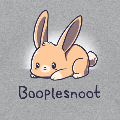 Classic Cotton T-shirt_TeeTurtle Booplesnoot heather gray t-shirt featuring a cute little bunny just being cute.