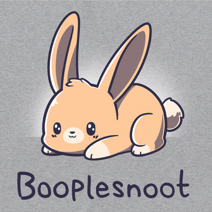 Classic Cotton T-shirt_TeeTurtle Booplesnoot heather gray t-shirt featuring a cute little bunny just being cute.