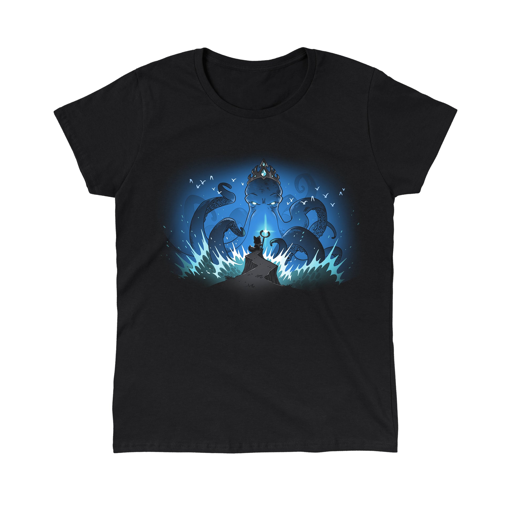 Face the Kraken Long Sleeve T-shirt / Unisex / S