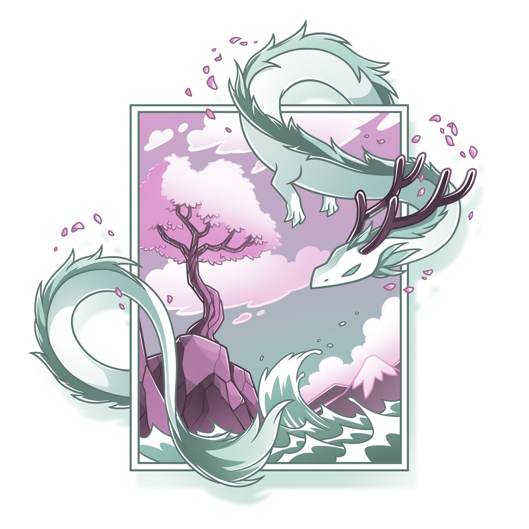 Spring Blossom Dragon | Funny, cute, & nerdy t-shirts – TeeTurtle
