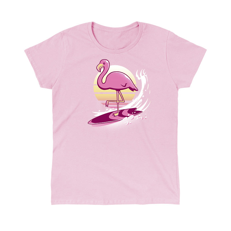 Surfing Flamingo Funny, cute, nerdy t-shirts – TeeTurtle