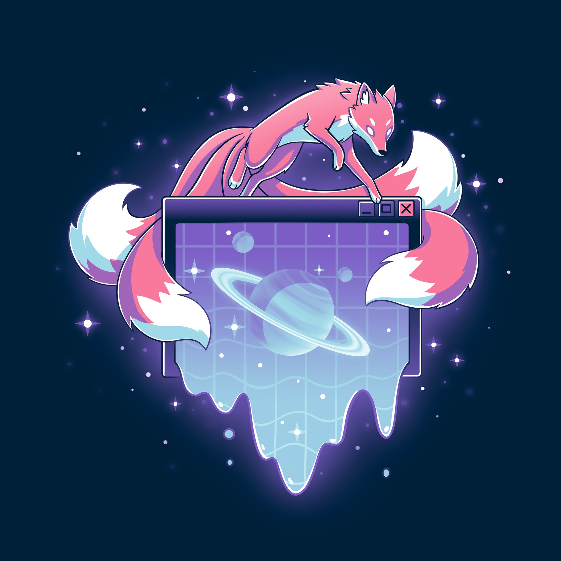 Vaporwave Kitsune – TeeTurtle