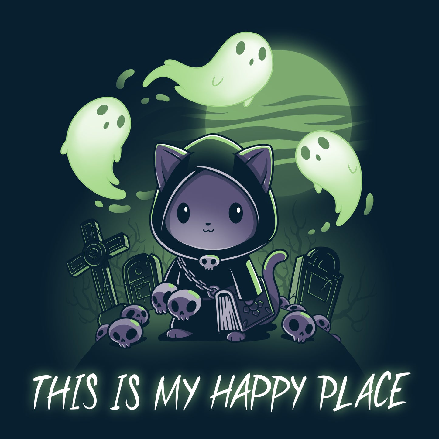 This is my Graveyards are My Happy Place ghostly adventure by TeeTurtle.