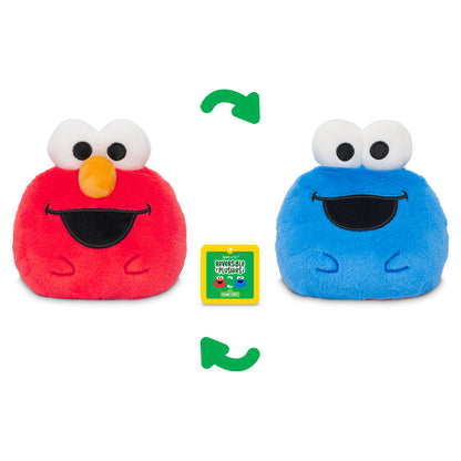 Elmo & Cookie Monster 4" Reversible Plushie