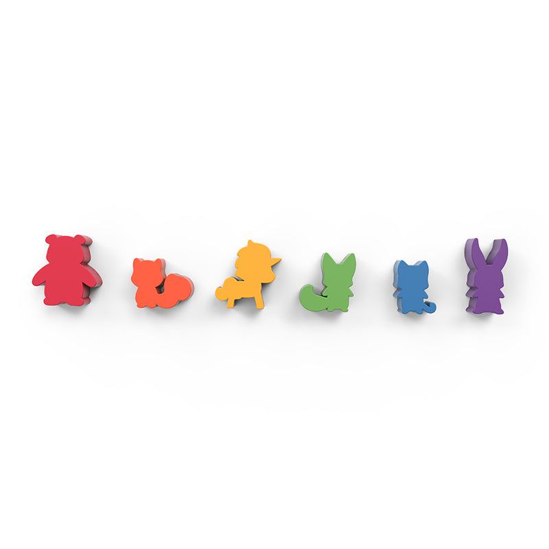Teeturtle Class Here to Slay: 6-Class Meeple Set – TeeTurtle
