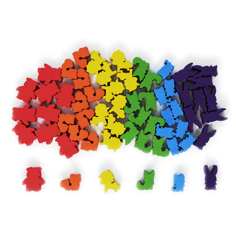 Teeturtle Class Here to Slay: 6-Class Meeple Set – TeeTurtle