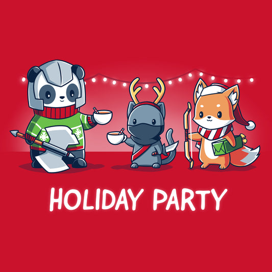 A TeeTurtle Holiday Party t-shirt.