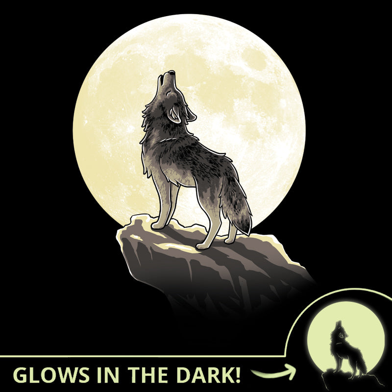 Howl at the Moon glows in the dark t-shirt from TeeTurtle.