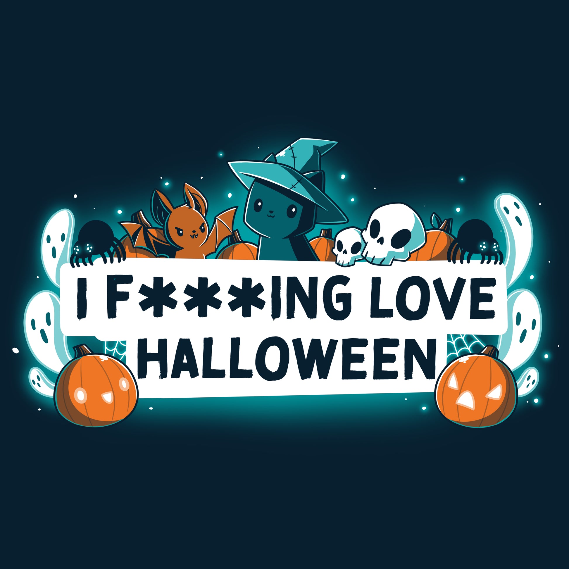 I absolutely adore I F***ing Love Halloween pumpkins during Halloween. (Brand: TeeTurtle)