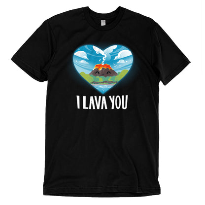 An I Lava You black t-shirt by TeeTurtle.