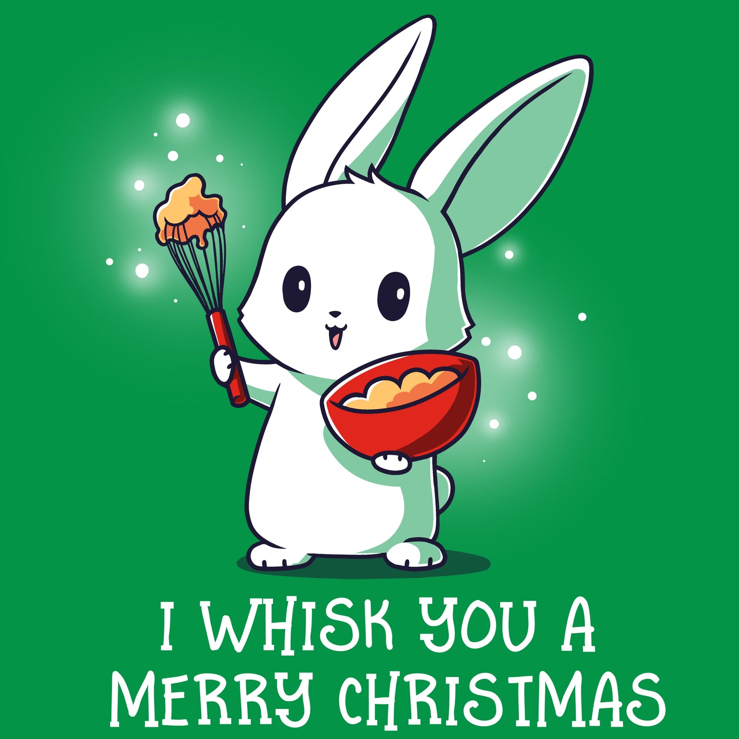I wish you a I Whisk You A Merry Christmas New Year, TeeTurtle.