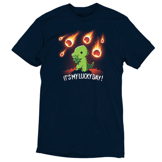 An It's My Lucky Day T-shirt with stars by TeeTurtle.