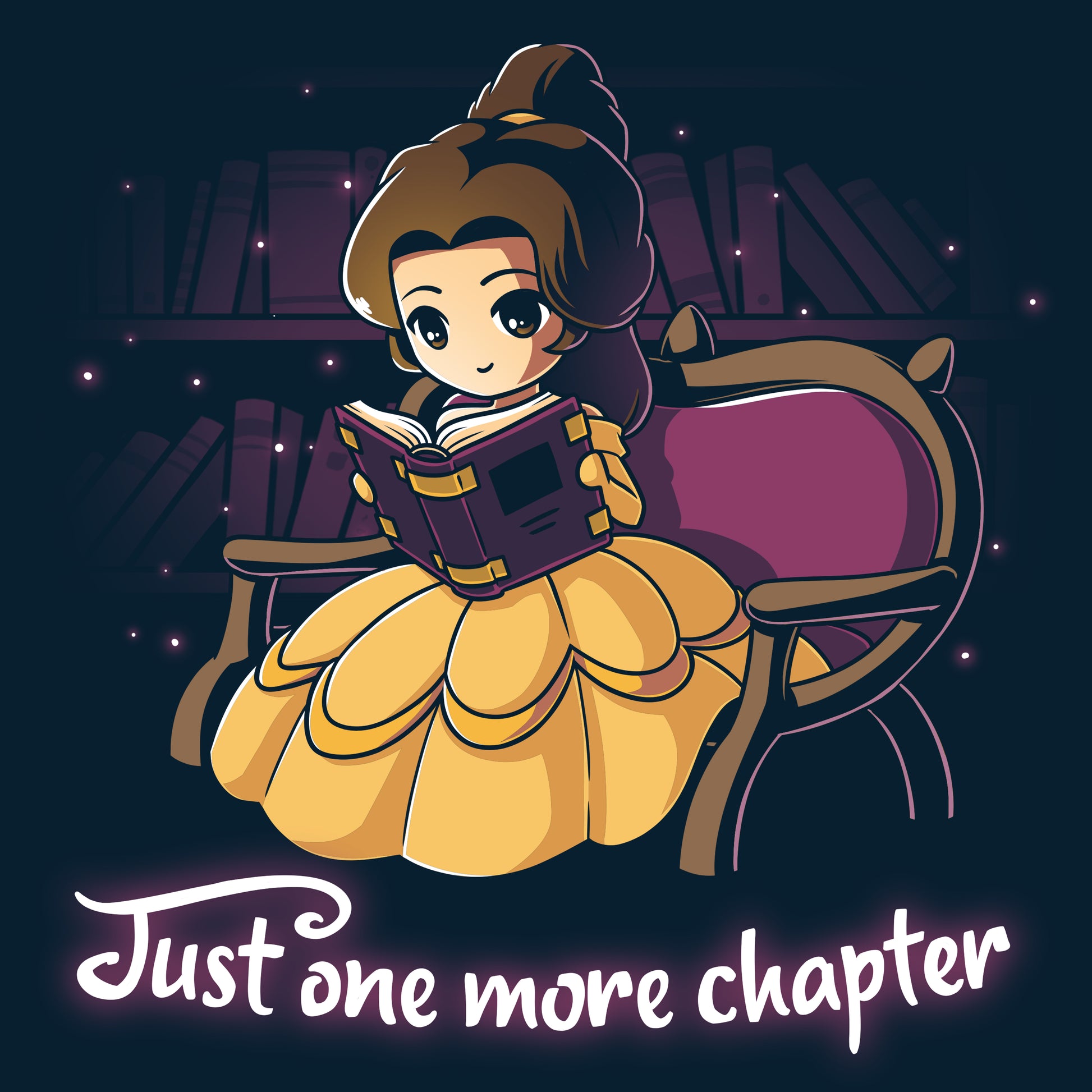 Get your hands on officially licensed Disney products that capture the enchantment of Belle and the Beast's timeless story. Don't miss out on Just One More Chapter (Belle) by Disney!