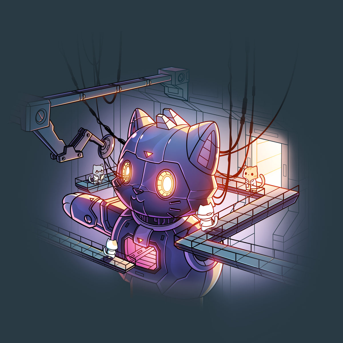 Mega Mech Cat – TeeTurtle