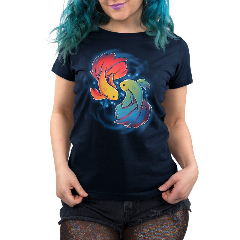 Rainbow Betta | Funny, cute, & nerdy t-shirts β TeeTurtle