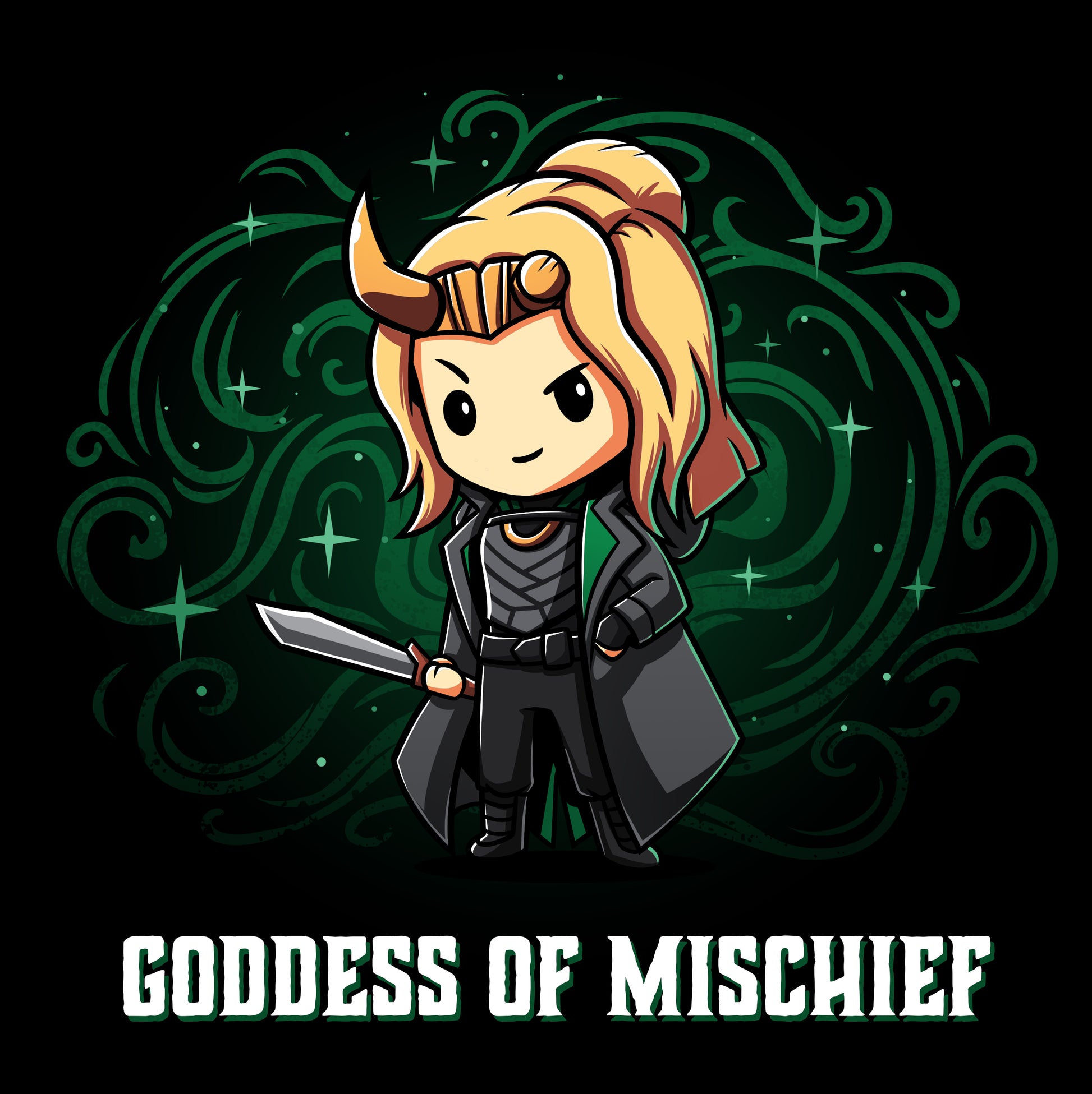 Marvel licensed t-shirt featuring Sylvie Goddess of Mischief by Marvel.