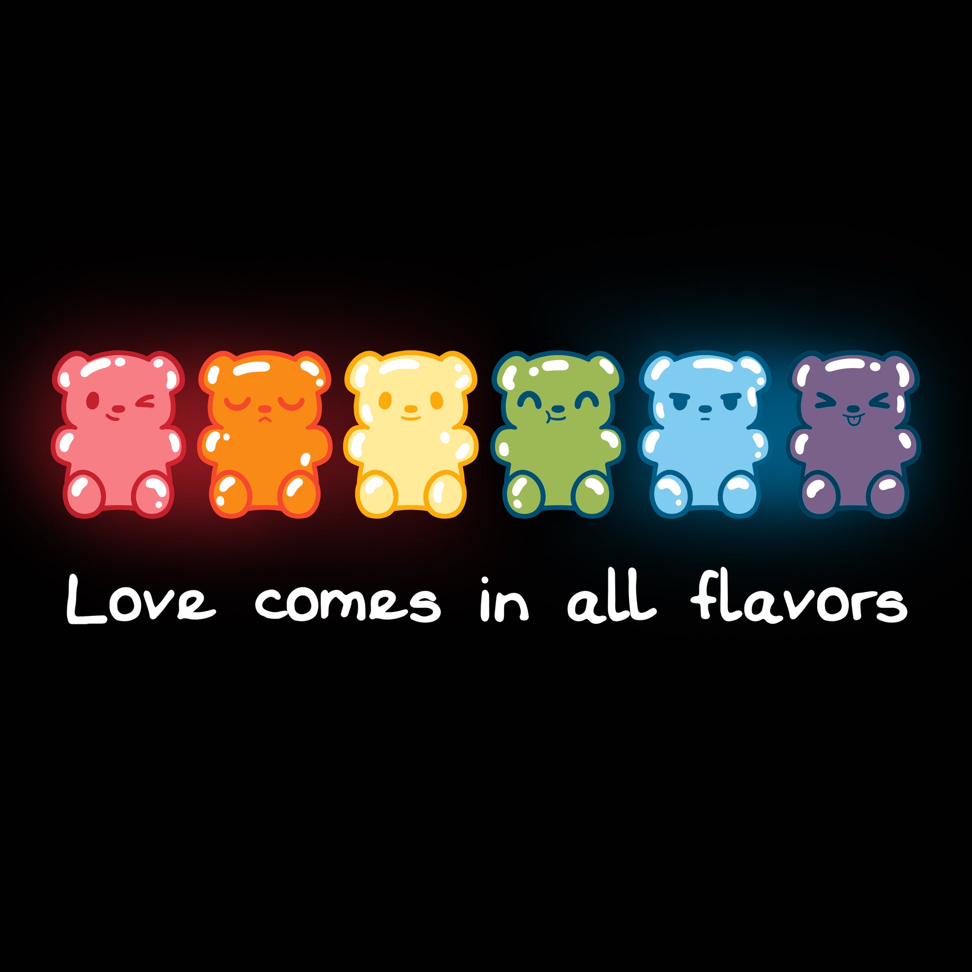 TeeTurtle loves Love Comes In All Flavors.