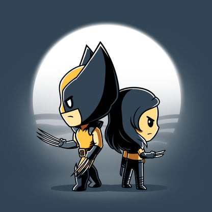 Marvel's Wolverine & X-23 wearing a T-shirt.