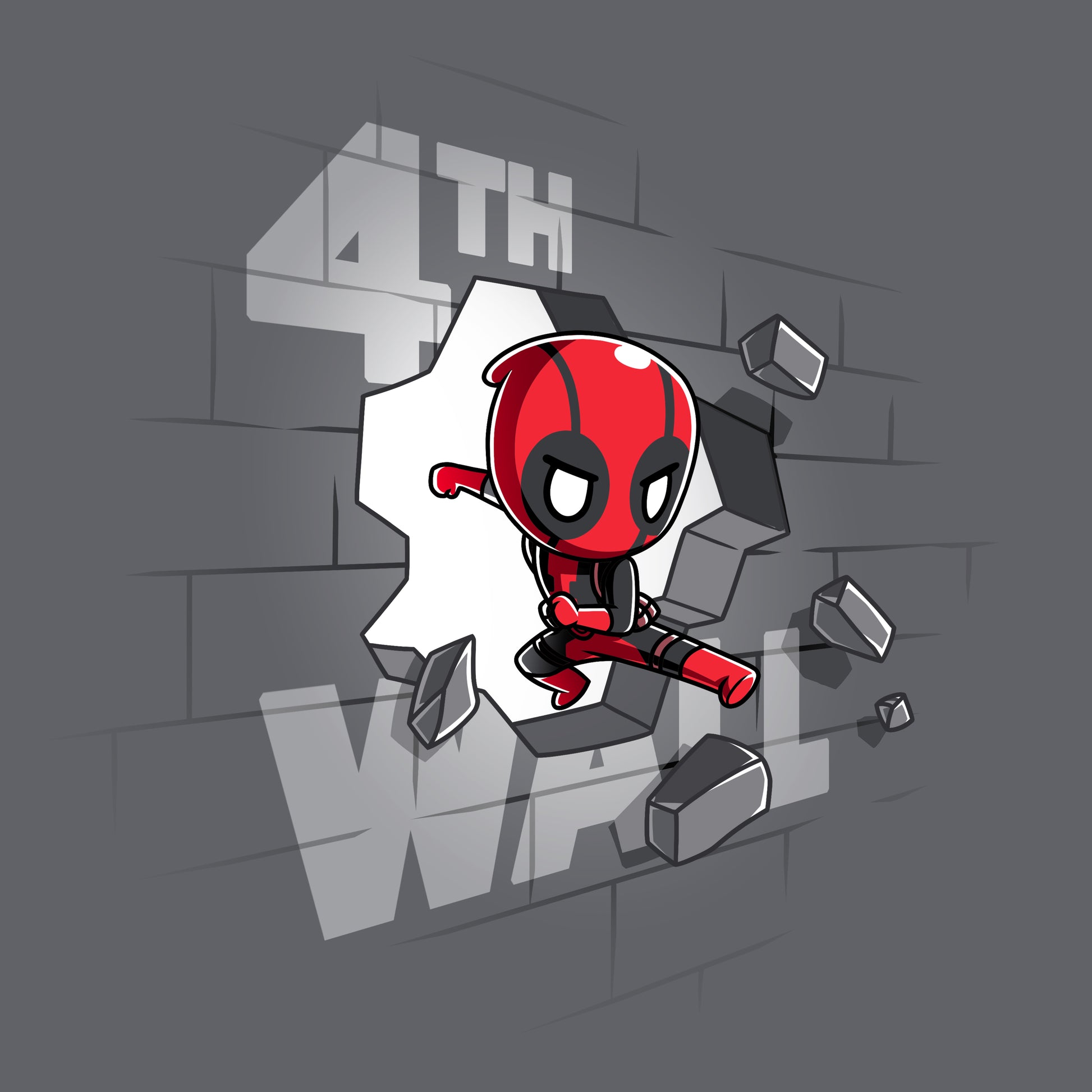 Official Breaking the 4th Wall Marvel Men's T-shirt.