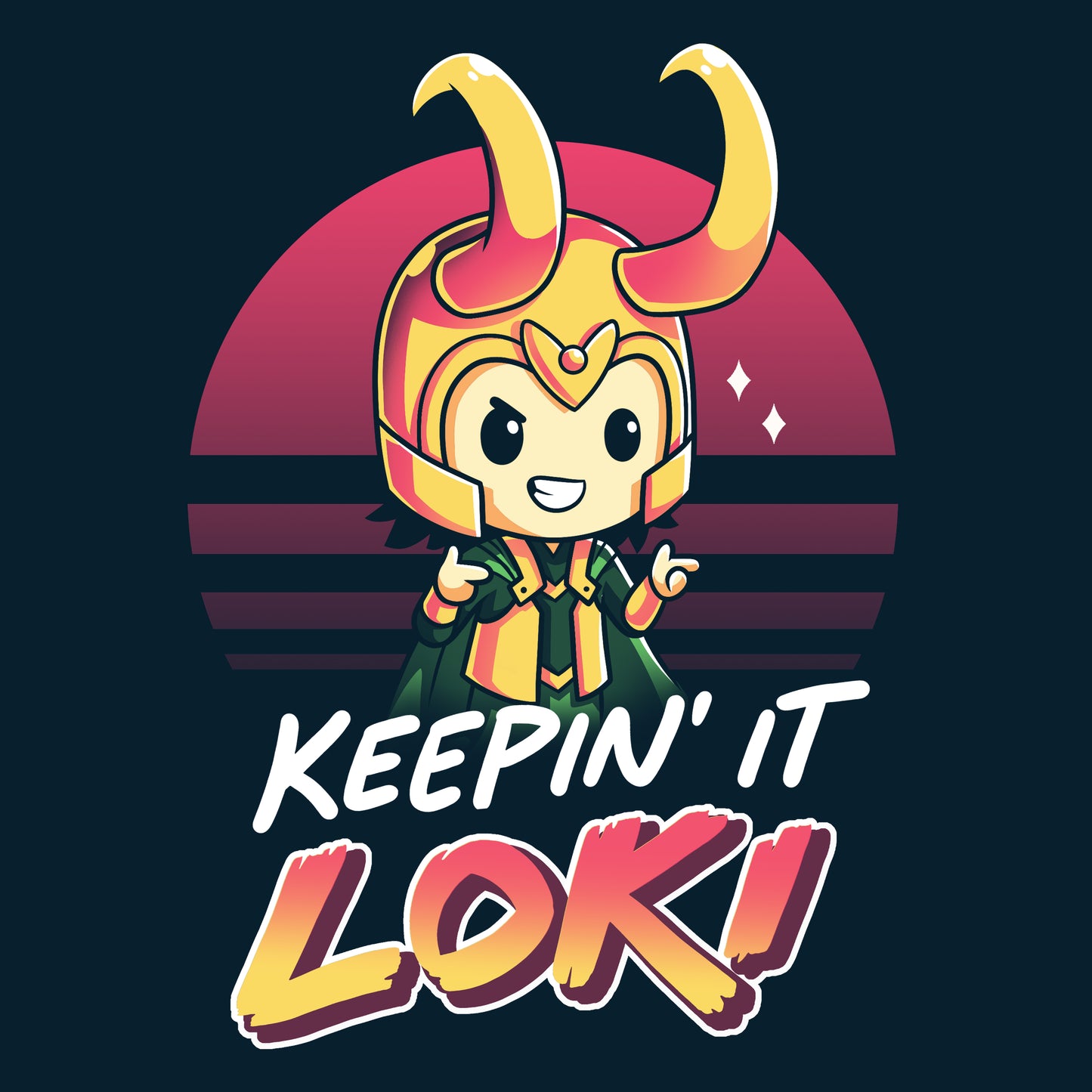Marvel Keepin' It Loki-themed T-shirt.
