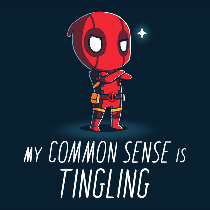 My Common Sense Is Tingling officially licensed Marvel T-shirt.