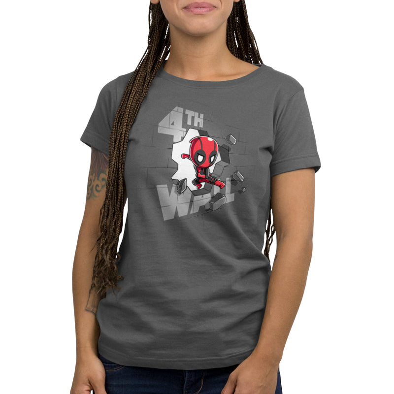 Officially licensed Breaking the 4th Wall Marvel women's T-shirt.