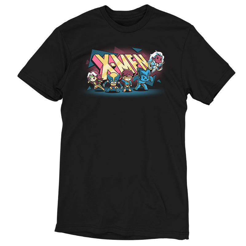 A Marvel Retro X-Men T-shirt with cartoon characters on it.