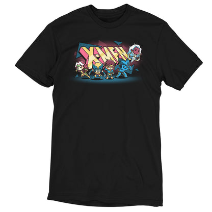 A Marvel Retro X-Men T-shirt with cartoon characters on it.