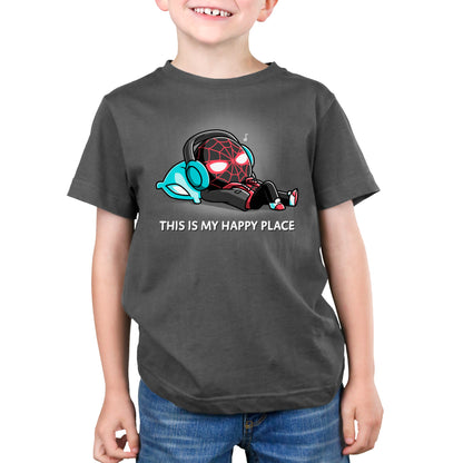 This is my Marvel Miles Morales kids T-shirt.