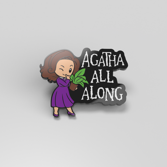 Officially licensed Marvel Agatha All Along Pin.