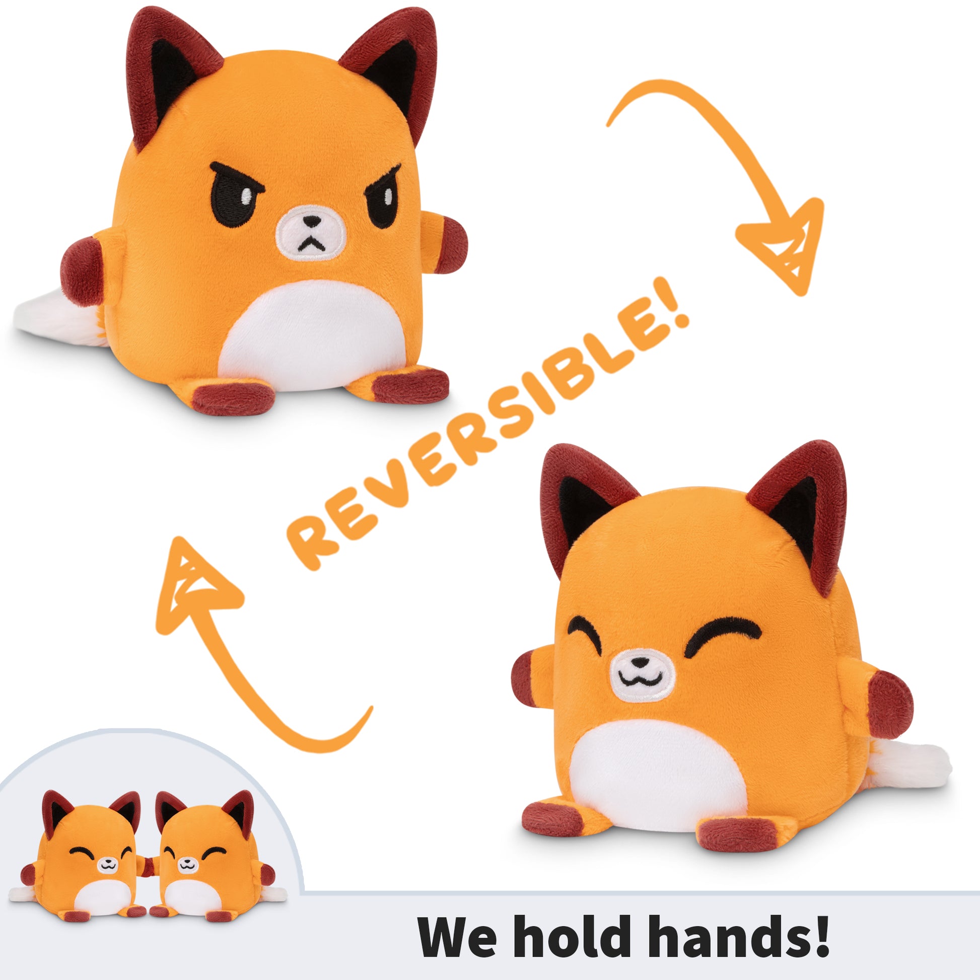 Get your very own TeeTurtle Reversible Fox Plushmate from TeeTurtle! This adorable and snuggly plush toy is not just any ordinary plush, it's reversible! With its high-quality.