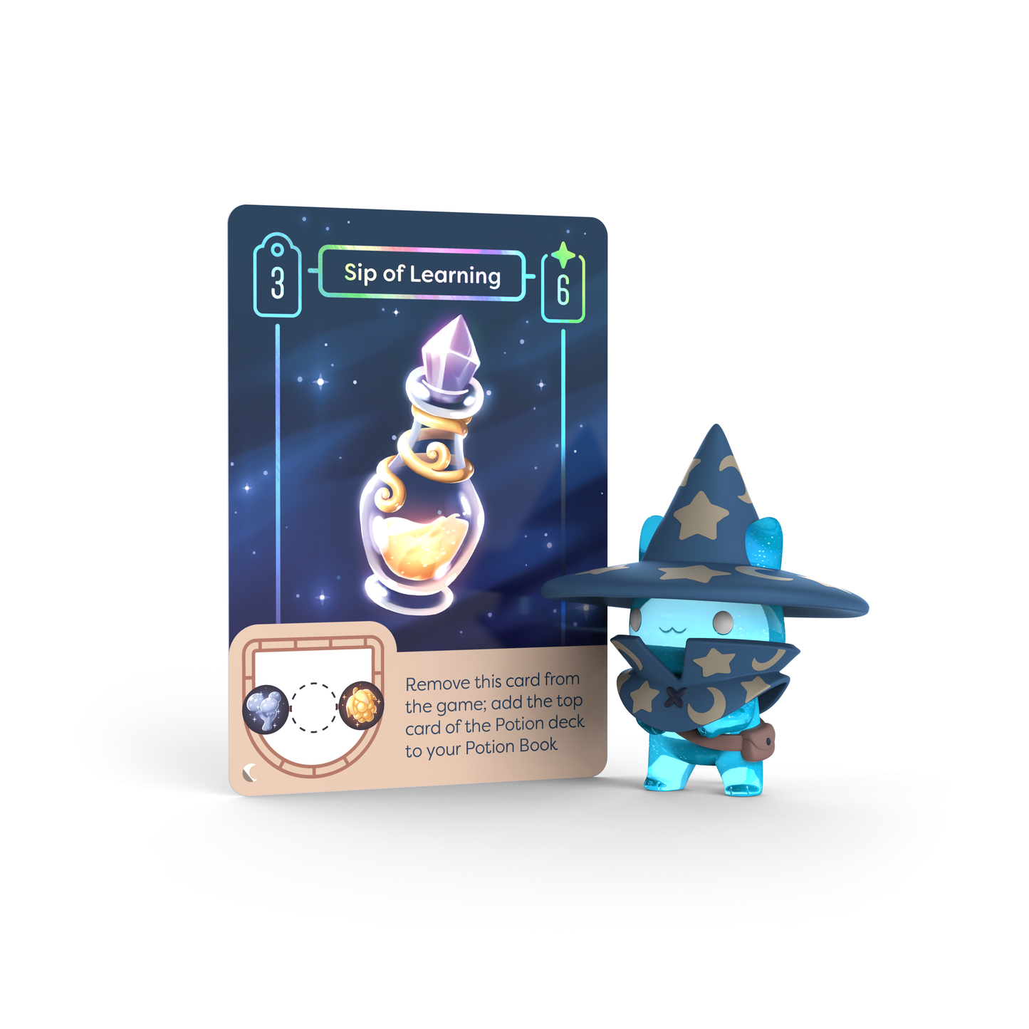 Mystic Moon Vinyl Figure Blind Box - Eclipse figure with holographic card