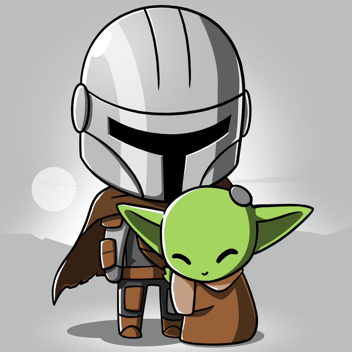 Mando and the Child | Official Star Wars Tee – TeeTurtle
